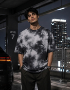 White Unisex Tie Dye Oversized T-Shirt