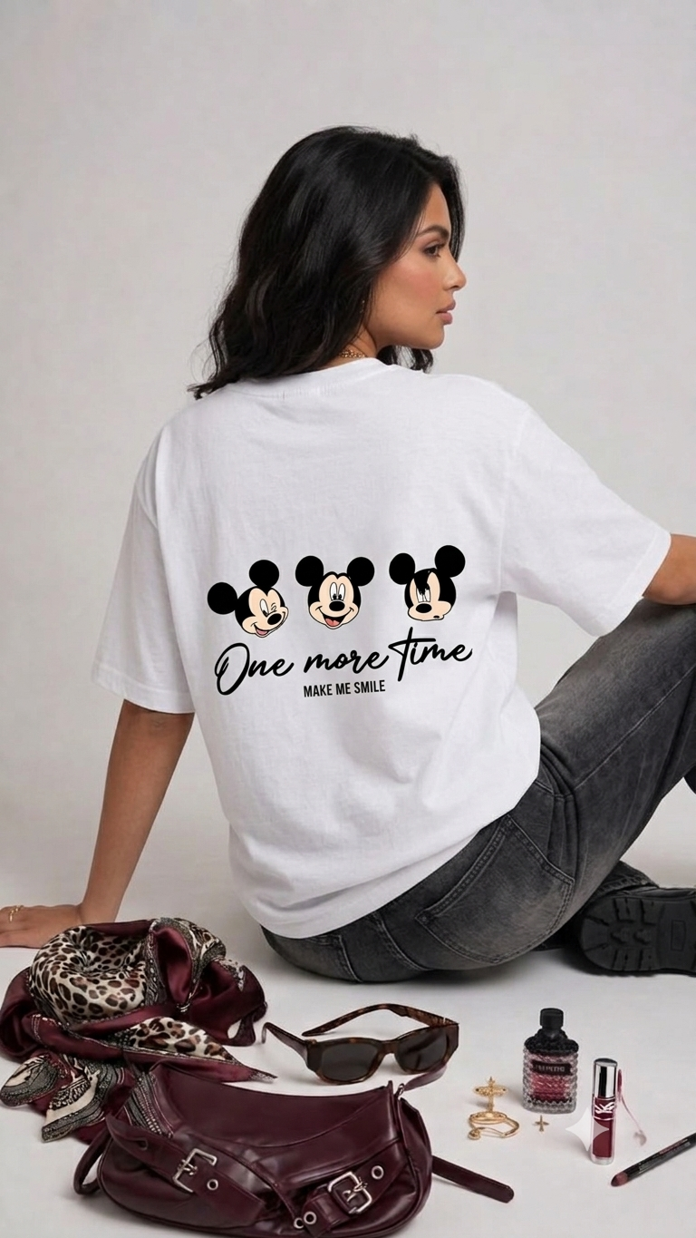 Make Me Smile Unisex Oversized Classic T-Shirt
