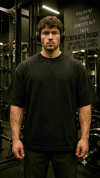 Spider Gym Unisex Terry Oversized Tee