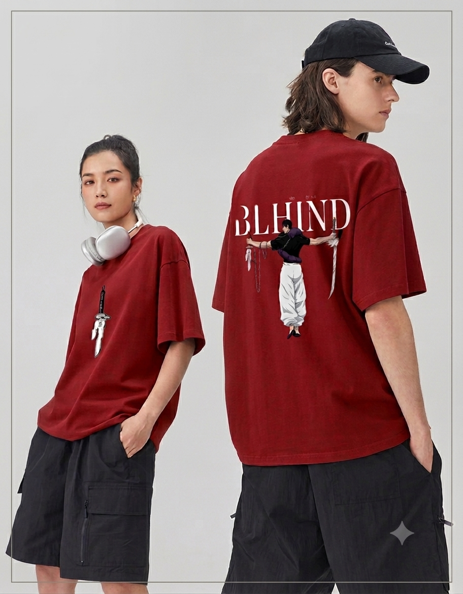Blhind Unisex Oversized Classic T-Shirt